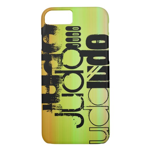 柔道鮮やか、緑、オレンジ、黄 Case-Mate iPhoneケース (裏面)