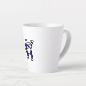 柔道 カフェラテマグ (右アングル)