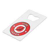 柔道 クレジットカード栓抜き (正面アングル)