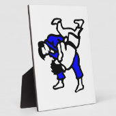 柔道 フォトプラーク (側面)