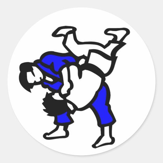 柔道 ラウンドシール (正面)