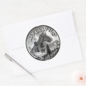 柔道・柔術ラウンドステッカー ラウンドシール (封筒)