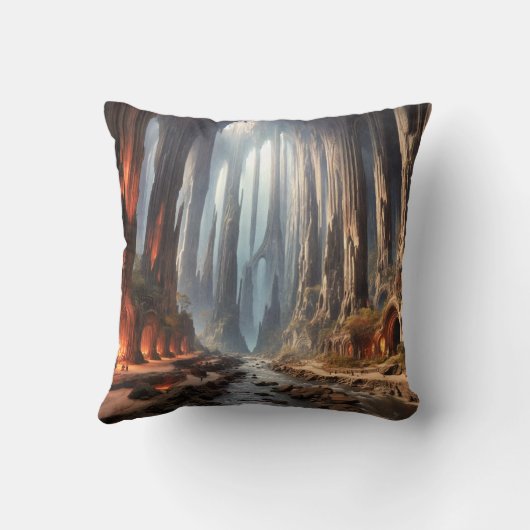 柱と人 クッション (裏面)