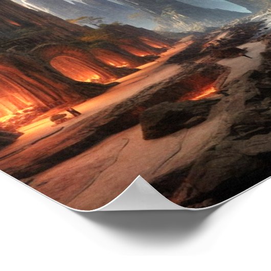 柱と人 ポスター (角)