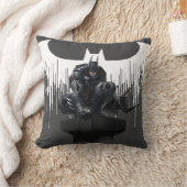 柱に止まったバットマン クッション (ブランケット)