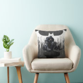 柱に止まったバットマン クッション (椅子)