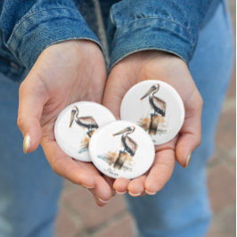 柱に立つペリカン 栓抜き