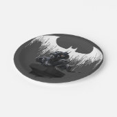 柱の上に止まった打者 ペーパープレート (アングル)