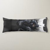 柱の上に止まった打者 ボディピロー (正面)