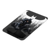 柱の上に止まった打者 マグネット (左側)