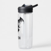 柱の上に止まった打者 |名前の追加 ウォーターボトル (左面)