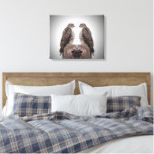 柱の上の鷹 キャンバスプリント (インサイチュ (寝室))