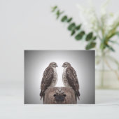 柱の上の鷹 ポストカード (スタンド正面)