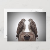 柱の上の鷹 ポストカード (正面/裏面)