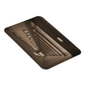 柱の列 – シビックオペラハウス – シカゴ マグネット (右側)