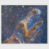 柱作成WebB宇宙望遠鏡科学nasa ラッピングペーパー (フラット)