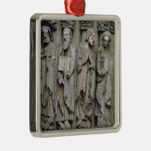 柱廊玄関の詳細 メタルオーナメント (右)