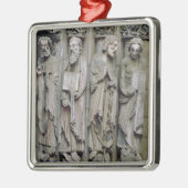 柱廊玄関の詳細 メタルオーナメント (左)