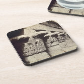 柱廊玄関の首都、Khnum、Esnaの寺院 コースター (左側)