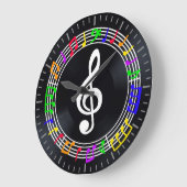 柱時計の音楽愛好者のための最も最高のなクリスマスのギフト ラージ壁時計 (傾斜)