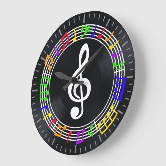 柱時計の音楽愛好者のための最も最高のなクリスマスのギフト ラージ壁時計 (傾斜)