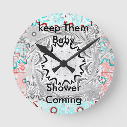 柱時計 ラウンド壁時計 (正面)