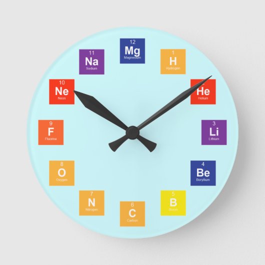 柱時計 ラウンド壁時計 (正面)