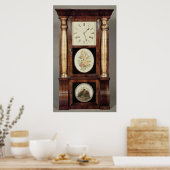 柱時計， c.1855 ポスター (キッチン)