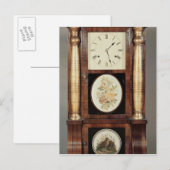 柱時計， c.1855 ポストカード (正面/裏面)