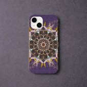 柱状の糸が結びつく紫色のiPhone 14ケース Case-Mate iPhoneケース