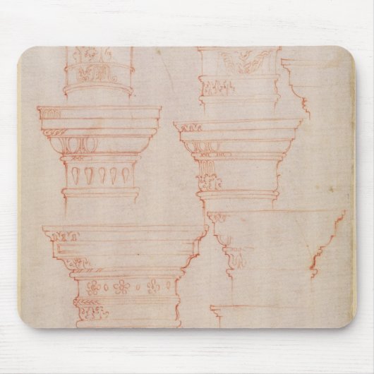 柱頭のW.18vの勉強 マウスパッド (正面)