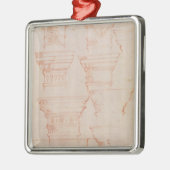 柱頭のW.18vの勉強 メタルオーナメント (左)