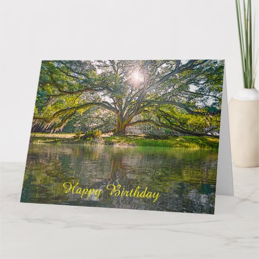 柳の木が生える場所 カード (正面)