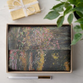 柳の木とユリのパッドの風景絵を描の 薄葉紙 (ギフト)