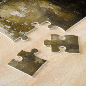 柳の木の下の絵を描羊 ジグソーパズル (側面)