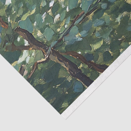 柳の木の切り離し(鳥)ショウジョウコウカンチョウ 薄葉紙 (詳細)