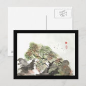柳の木はがき ポストカード (正面/裏面)