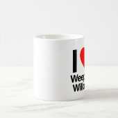 柳の枝が好き コーヒーマグカップ (中央)