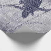 柳の枝のカラス ラッピングペーパー (角)