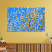 柳の芽 – 朝の春 キャンバスプリント (インサイチュ (リビング))