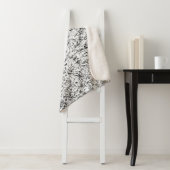 柳の葉木。抽象芸術自然 シェルパブランケット (インサイチュ)