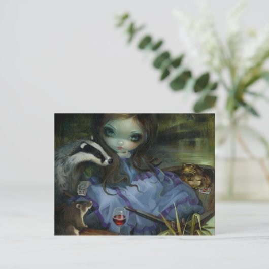 「柳の風」のはがき ポストカード (スタンド正面)