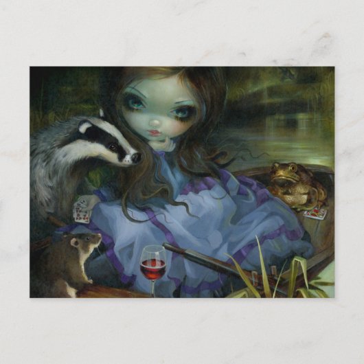 「柳の風」のはがき ポストカード (正面)