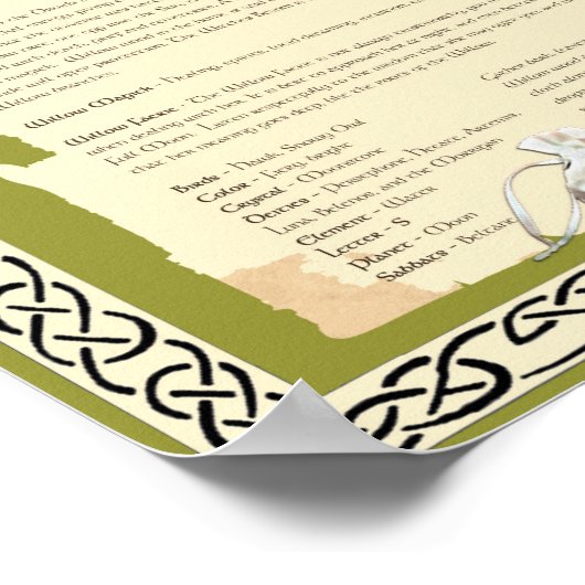 柳ケルト神木 ポスター (角)