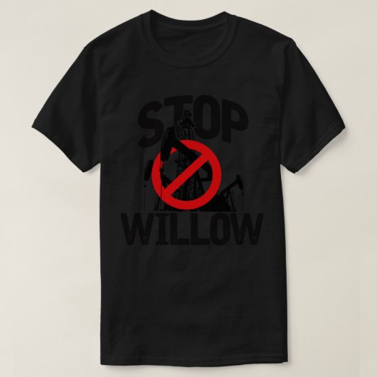 柳ストップ Tシャツ (デザイン正面)