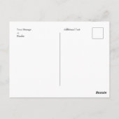 柳日本のの下の雀 ポストカード (裏面)