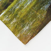 柳池水反射 フリースブランケット (角)