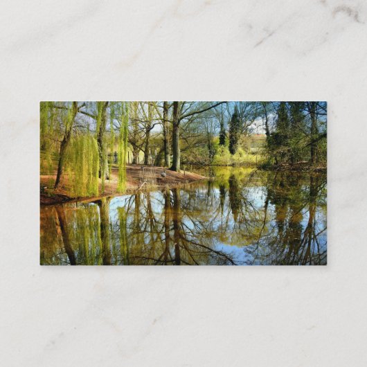 柳池水反射 名刺 (裏面)