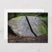 柳生の里「一刀石」：Postcard ポストカード (正面/裏面)