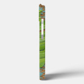 柳細工の背景のブロックプリントのやし Case-Mate iPhoneケース (裏面 / 左)